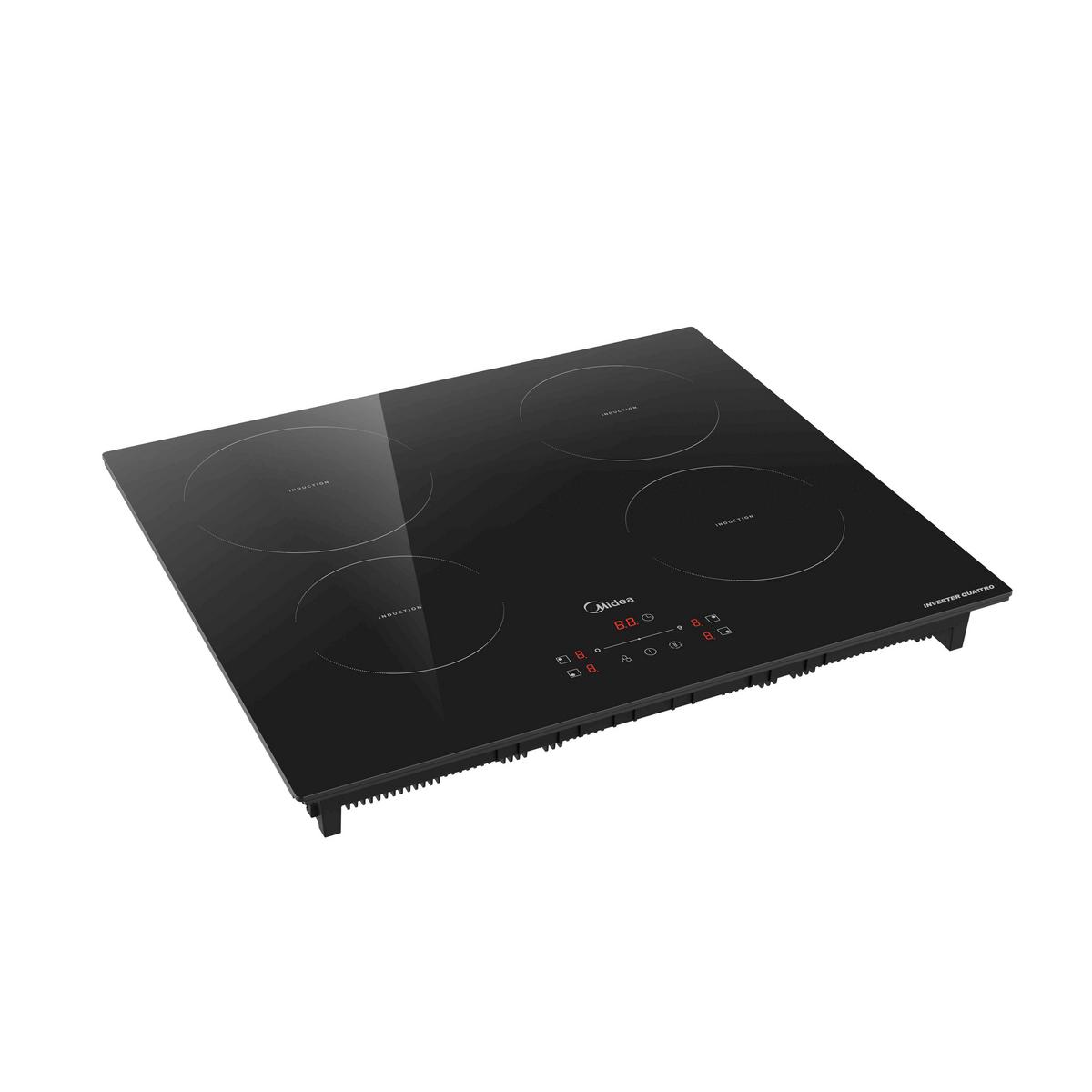 ELEKTROGERÄTESET CLASSICSET1 - Edelstahlfarben/Schwarz, Basics, Glas/Metall - Midea