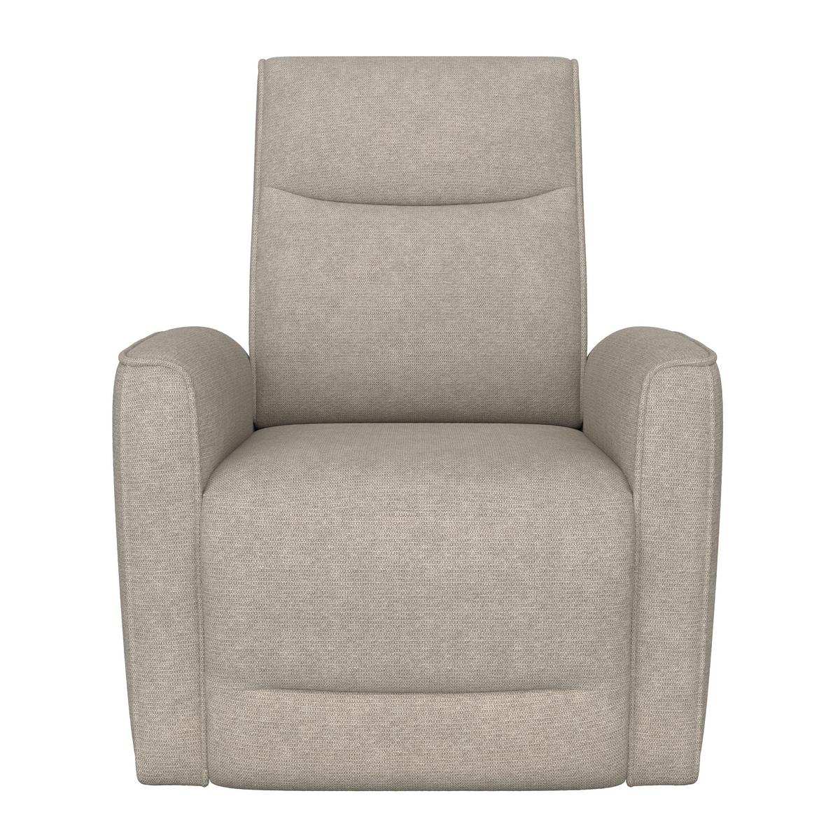 Tv-fotel Leon - világosbarna, Basics, műanyag/textil (80/102/96cm) - Best Price