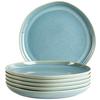 Tellerset Cordelia Grün, 6-Teilig - Grün, Trend, Keramik (27cm) - Mäser