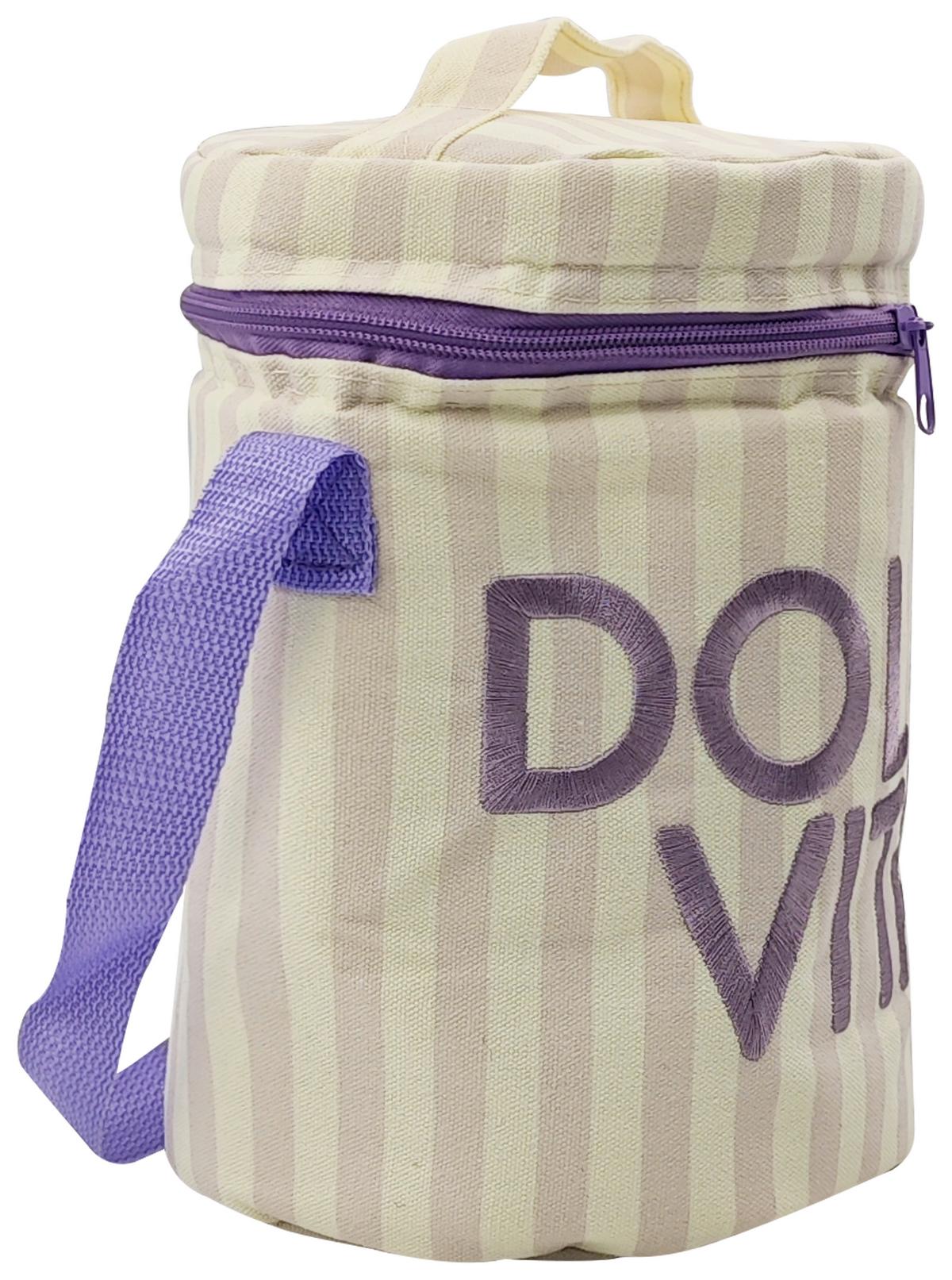 Chladící taška objem 7L - bílá/šeříková, Konvenční, kov/textil (17/24/17cm) - Mömax