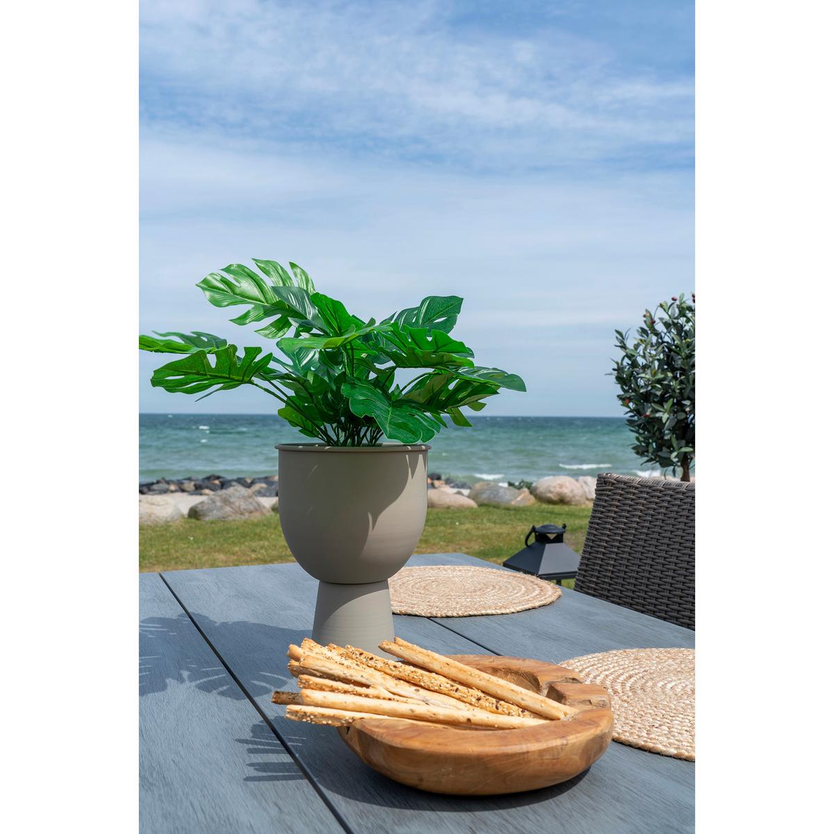 Kunstpflanze Monstera Grün B: 40 Cm - Grün, Design (40/45/40cm)