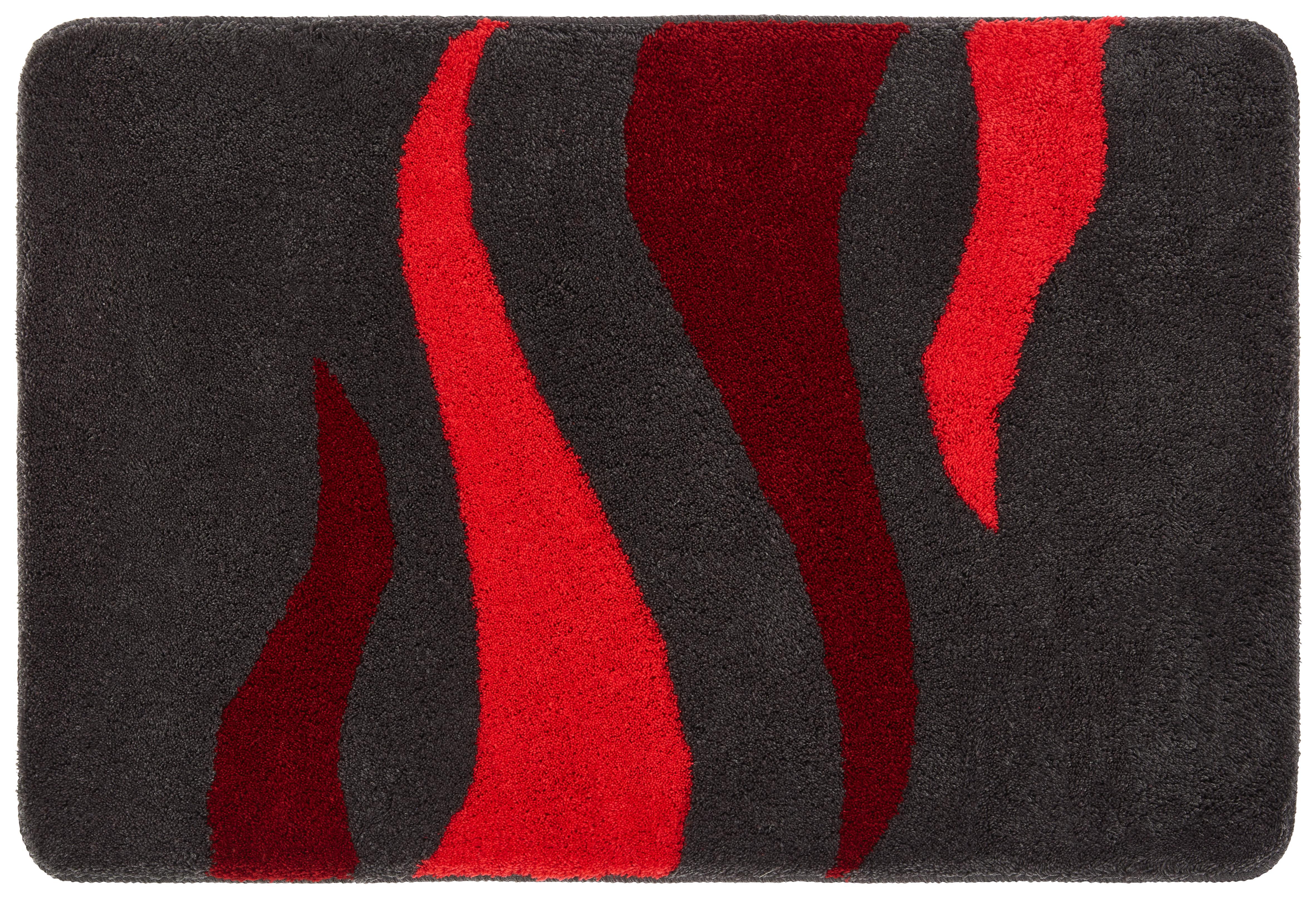 Badteppich Fury, 50x60cm - Rot, MODERN, Textil (50/60cm)