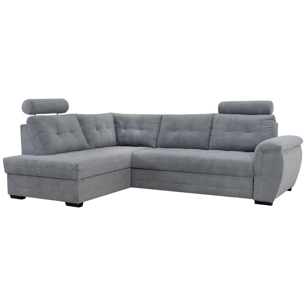 Ecksofa Falco New Grau, Lf: ca. 182x123cm