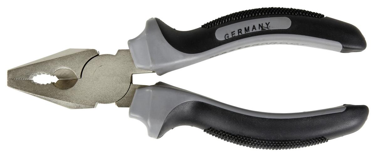 Kombinationszange 16 Cm - Silberfarben/Schwarz, KONVENTIONELL, Metall (16cm)