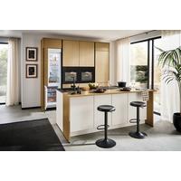 Einbauküche Stripe/Clean - Eichefarben/Anthrazit, MODERN, Holzwerkstoff (249,2cm) - Express-Kuechen