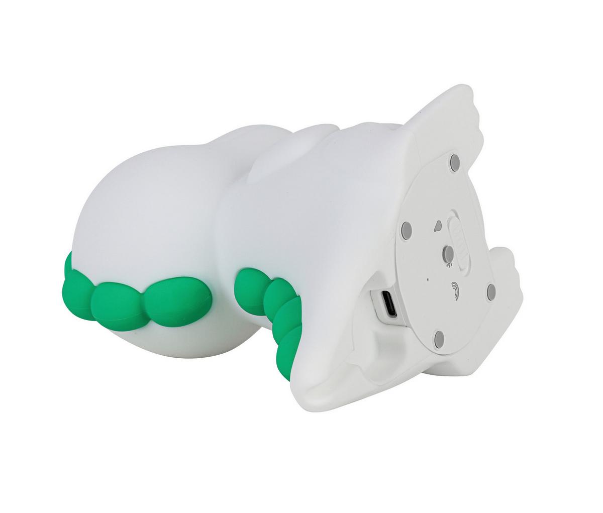 NOČNÍ SVĚTLO DINO - bílá, Moderní, plast (8,5/13,8/13,5cm) - Mömax