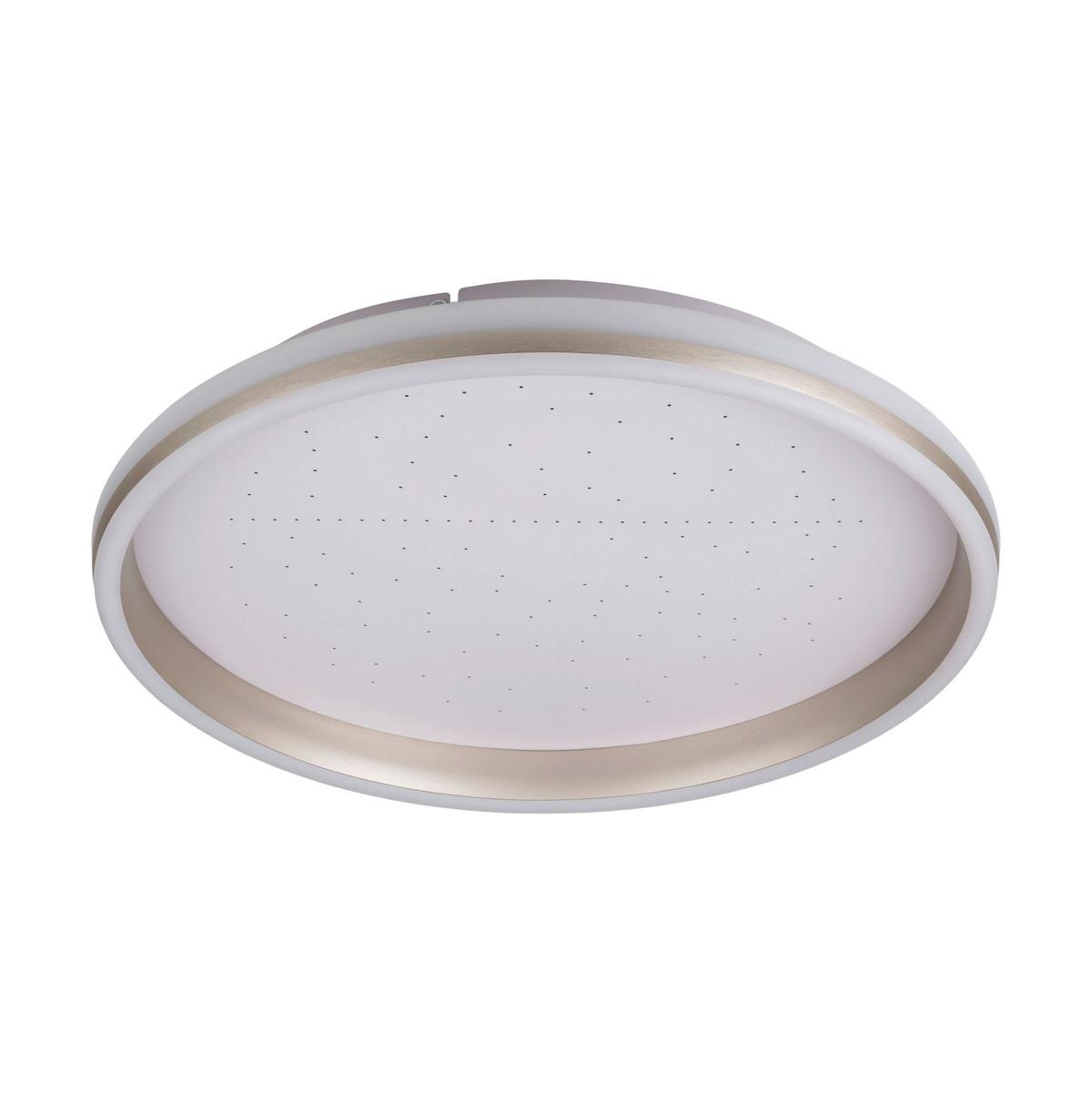 Led-deckenleuchte 3000-6500k - Weiß, Design, Metall (47,2/47,2/7,5cm) - Näve