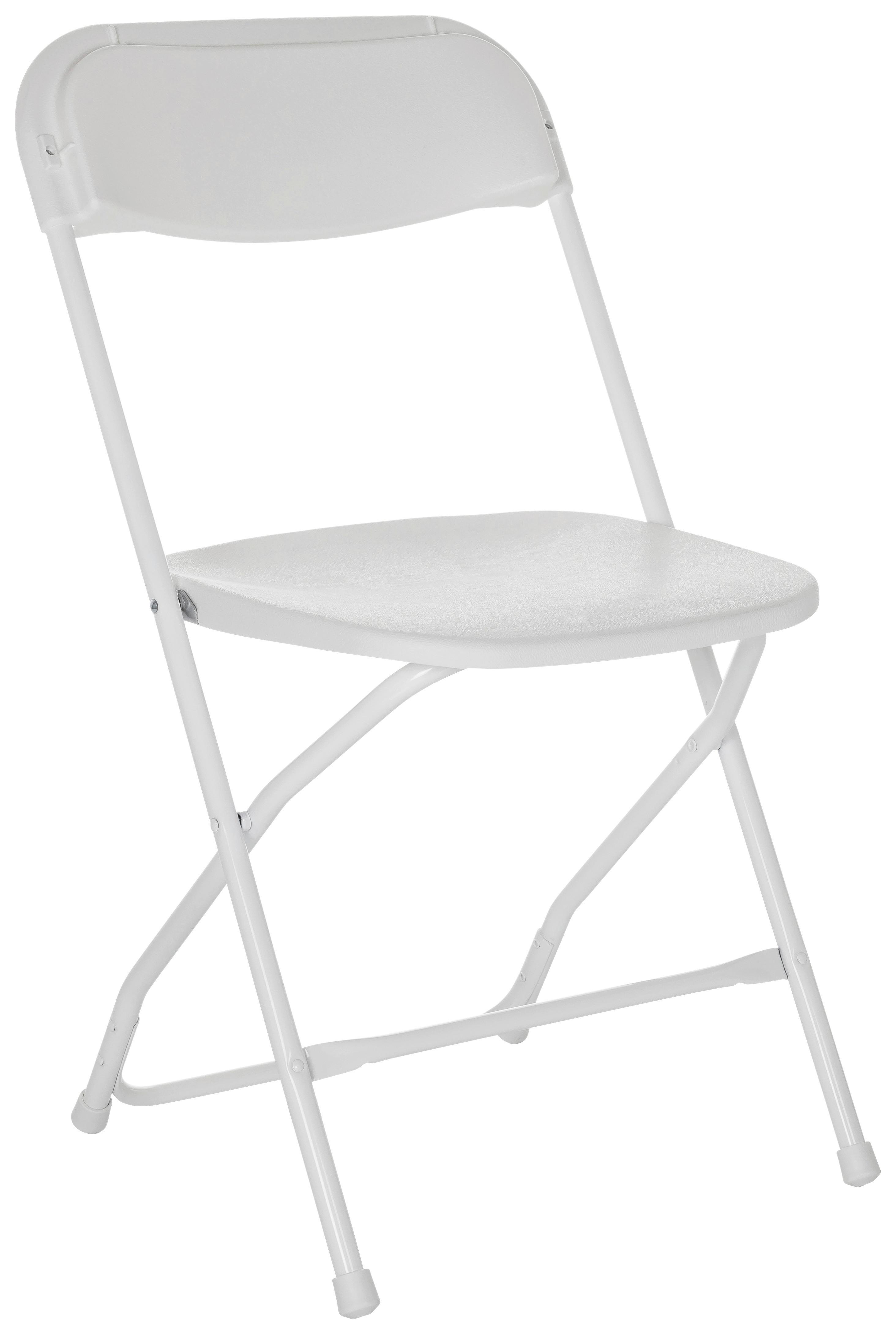 Klappstuhl Tudela XXL W - Weiß, Basics, Kunststoff (46/80/50cm) - MID.YOU