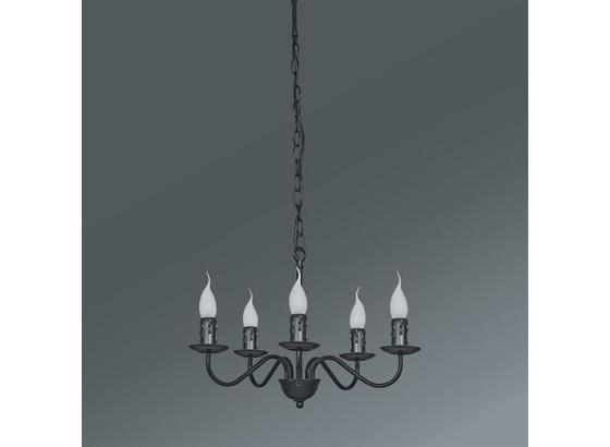 Závesná Lampa Klara - čierna, Romantický / Vidiecky, kov (46/81cm) - Mömax modern living Závesná Lampa Klara - čierna, Romantický / Vidiecky, kov (46/81cm) - Mömax modern living