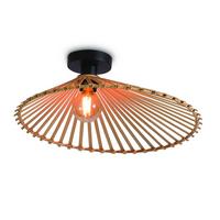 Deckenleuchte Bromo/c50/n - Naturfarben, Trend, Holz (50/15cm) - Good & Mojo