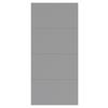 Schwebetür-erweiterung Unit F. Normalhöhe B: 90 Cm Hellgrau - Hellgrau, MODERN, Holzwerkstoff - Ondega