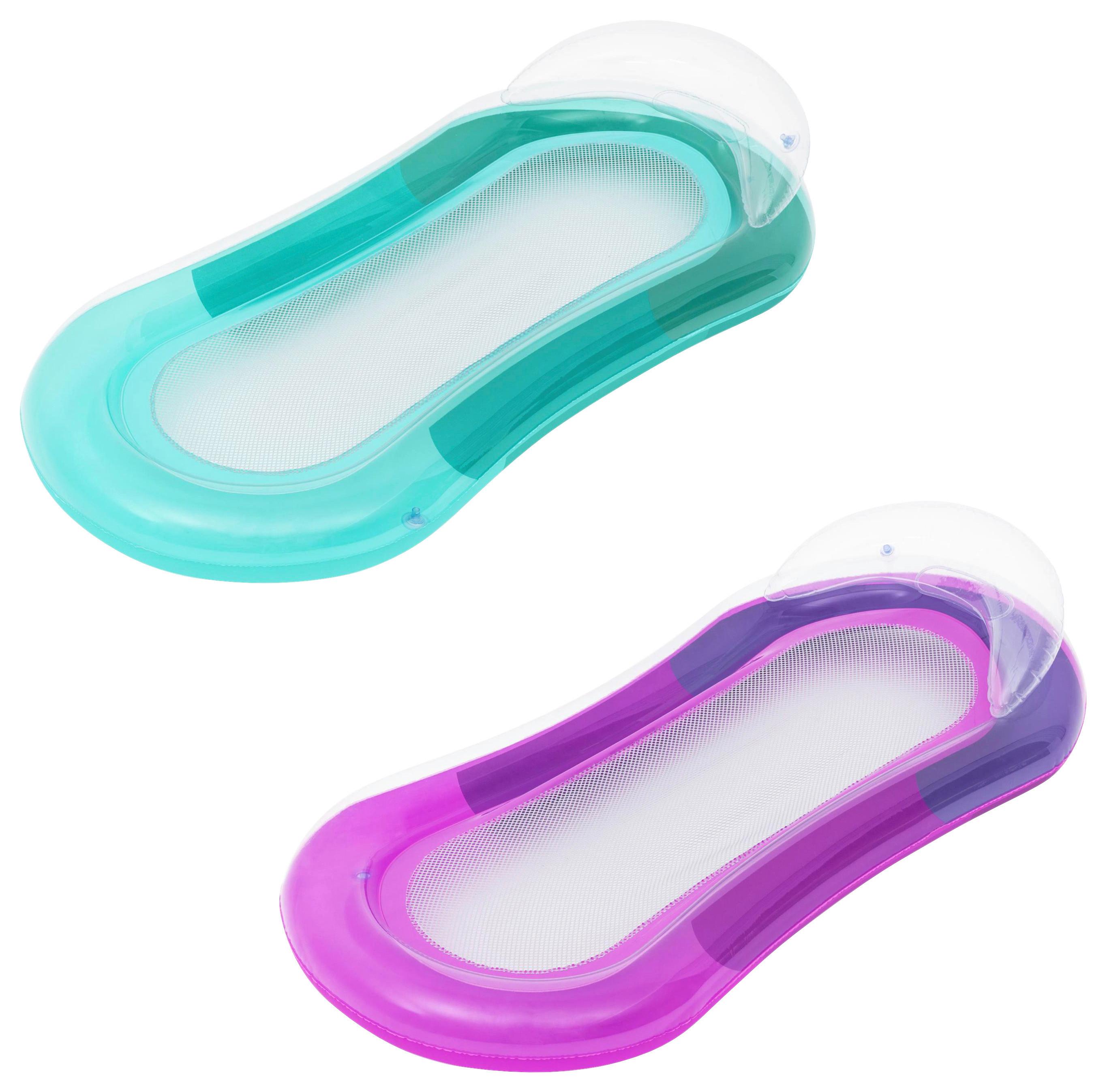 Luftmatratze Aqua Lounge Putri 160x84 Cm - Türkis/Pink, Kunststoff (160/84cm) - Bestway