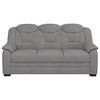 3-sitzer-sofa Marcus - Hellgrau/Schwarz, Basics, Textil (189/99/99cm) - MID.YOU