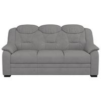 3-sitzer-sofa Marcus - Hellgrau/Schwarz, Basics, Textil (189/99/99cm) - MID.YOU