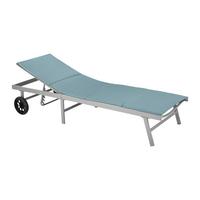 Liegenauflage Meila - Blau, MODERN, Textil (50/160cm) - Luca Bessoni