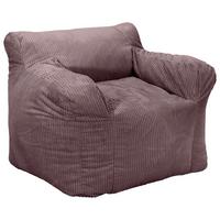 Sitzsack Rivo Cord rosa, Indoor, B: 110cm - Rosa, Basics, Textil (110/75/100cm)