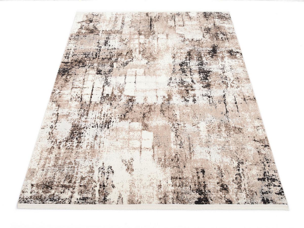 Webteppich braun/Beige Antibes 160x230 cm - Beige/Braun, Design, Textil (160/230cm) - Novel
