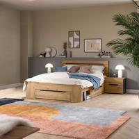 Schlafzimmer Canu Grau /Eiche Artisan Dekor B: 244cm - Eiche Artisan/Grau, MODERN, Holzwerkstoff (244/87/205cm) - MID.YOU