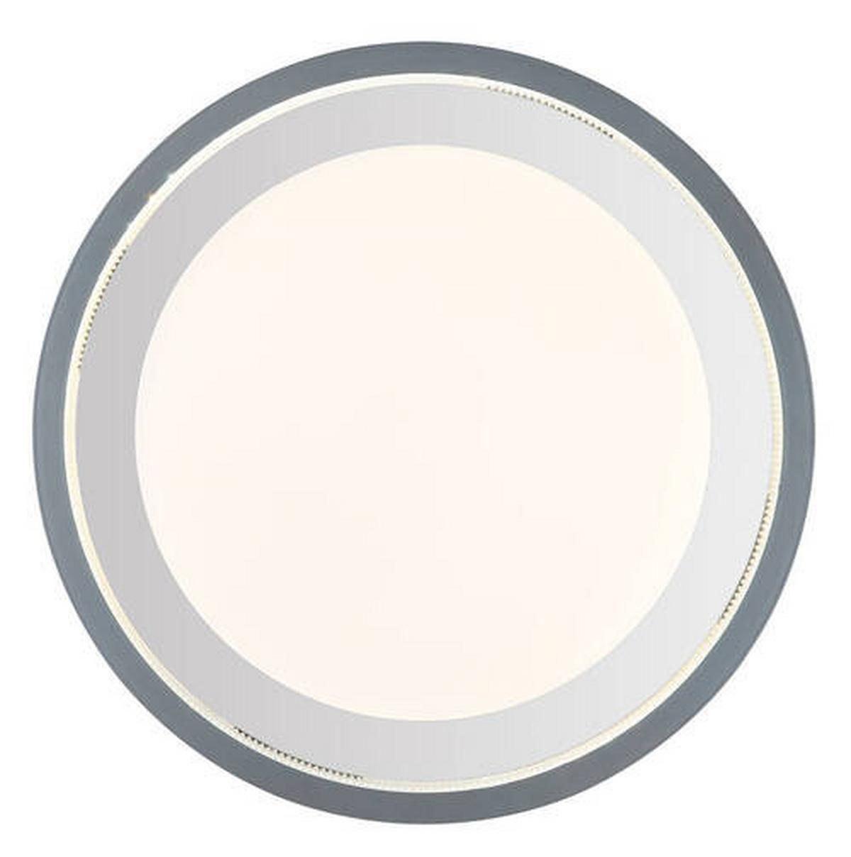 Led Mennyezeti Lámpa 48373-30 - opál/áttetsző, Konventionell, műanyag/fém (47,8/6,7cm) - Globo
