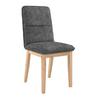 Stuhl Beluna II - Eichefarben/Anthrazit, KONVENTIONELL, Holz/Textil (47/91/44cm) - James Wood