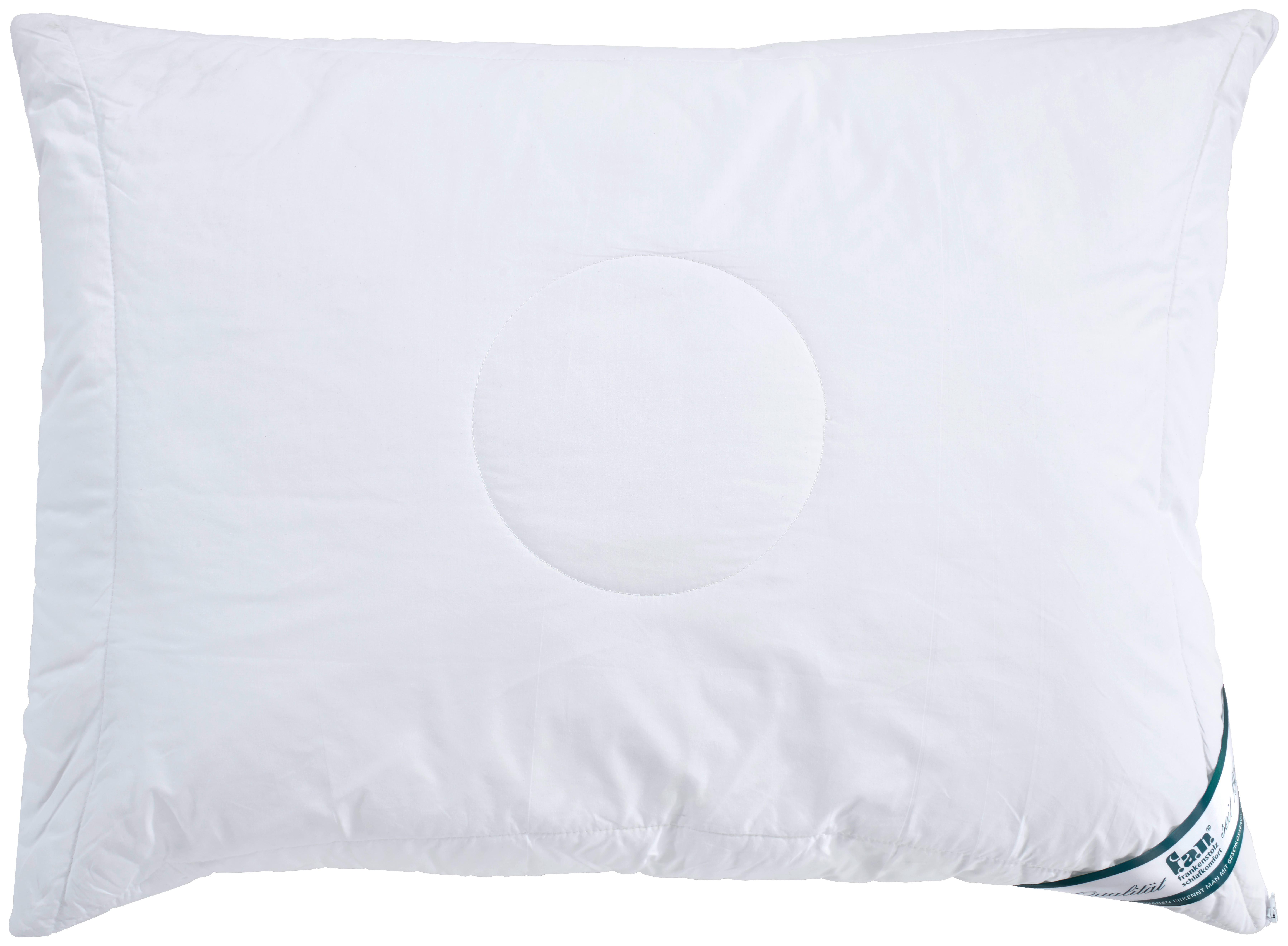 Kopfkissen First Class 70x90 cm Faserbällchen - Weiß, MODERN, Textil (70/90cm) - FAN