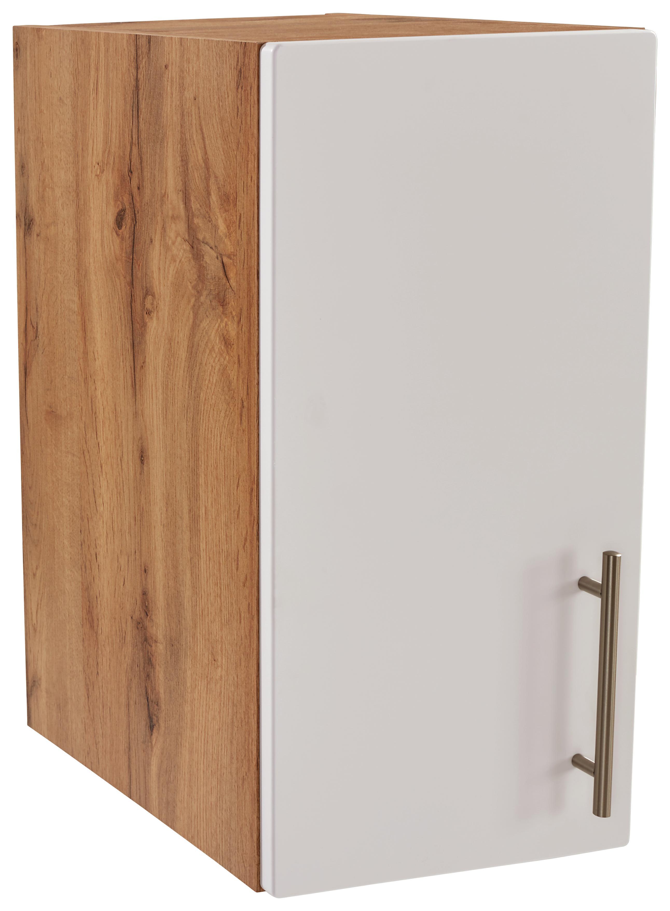 Küchenoberschrank Stella H30 - Eichefarben/Weiß, Holzwerkstoff (30/57/37cm) - Ombra