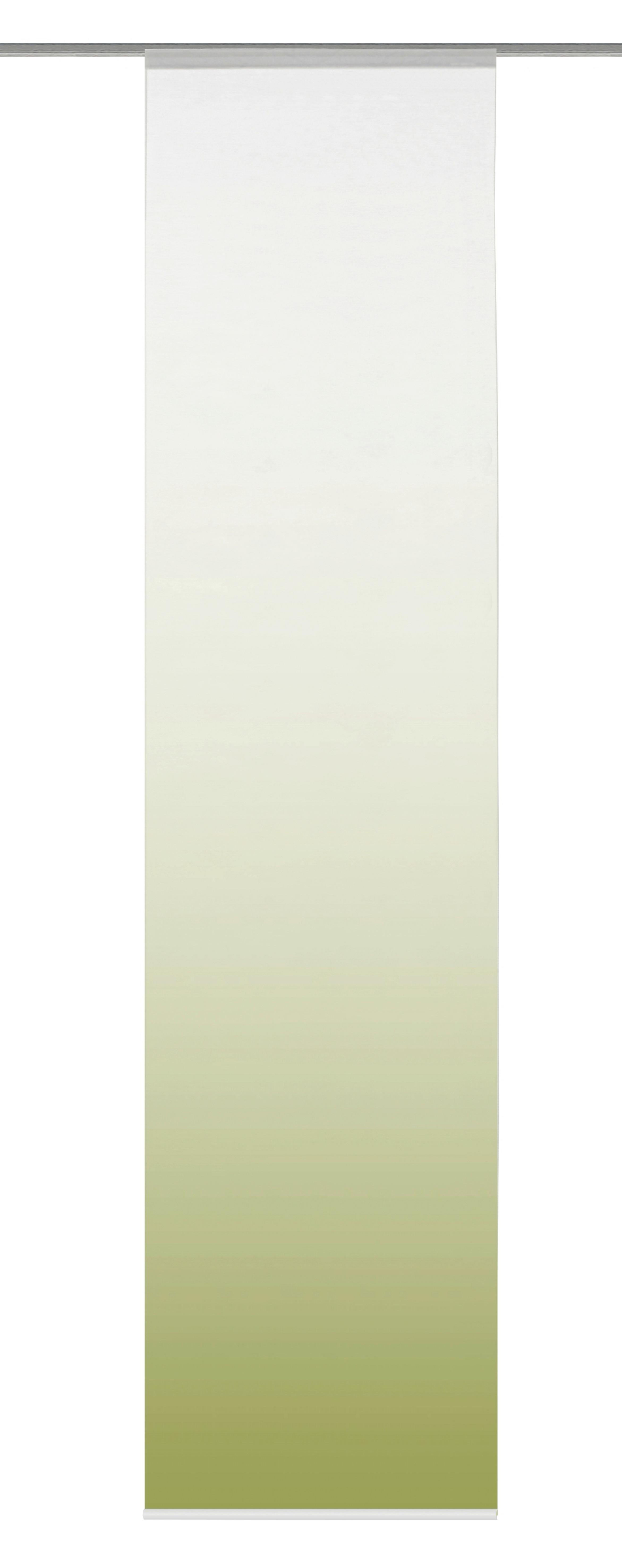 Flächenvorhang Madrid Grün B: 60 cm - Grün, Design, Textil (60/245cm) - Schmidt W. Gmbh