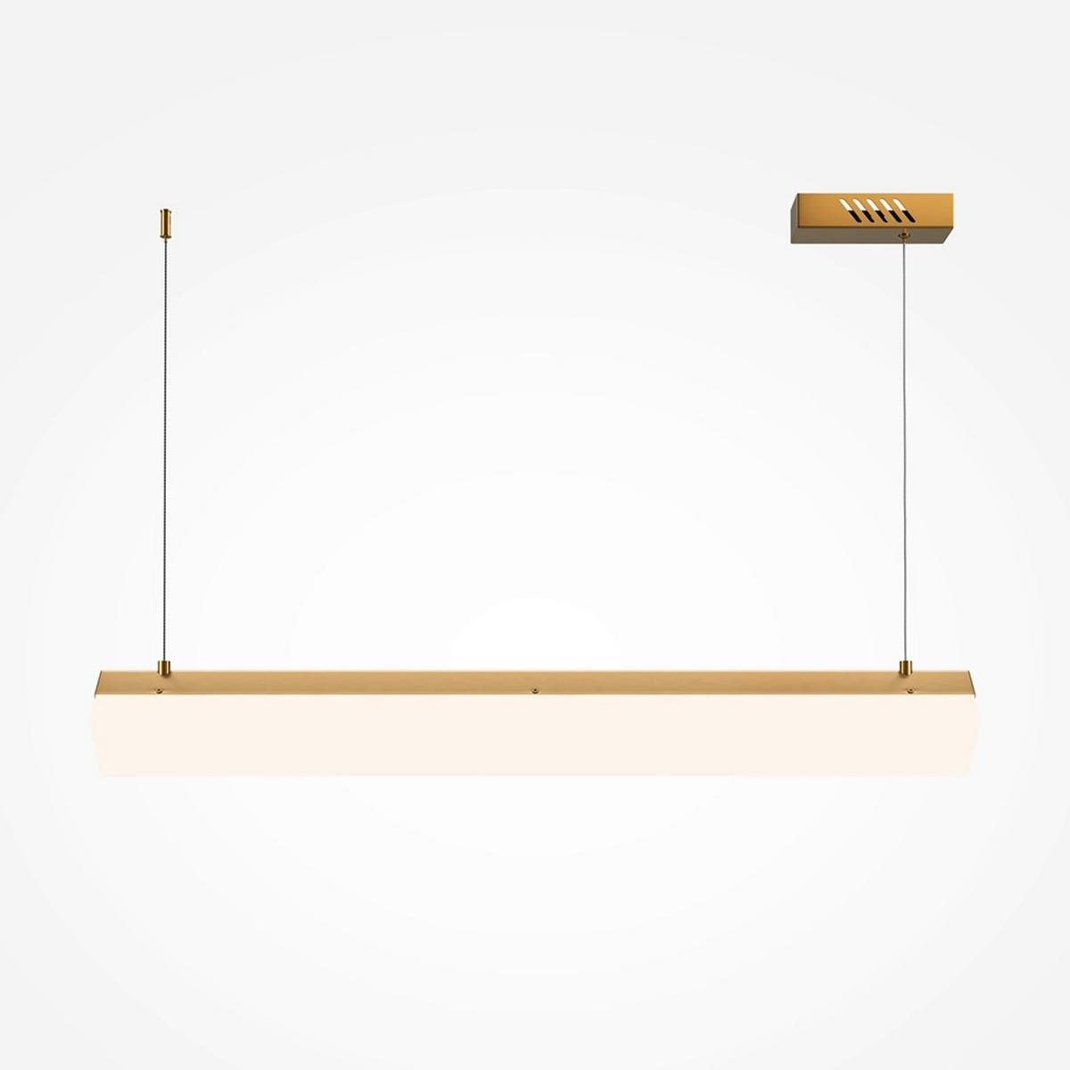 Pendelleuchte Petra - Messingfarben, MODERN, Metall (100/8,5/96,2cm) - MAYTONI