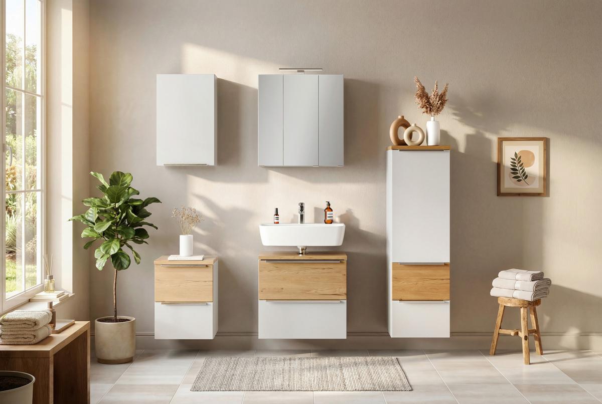 HÄNGESCHRANK Verona Weiß B: 40cm - Weiß, Trend, Holzwerkstoff (40/64/20cm) - Held
