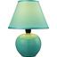 Tischleuchte Cindy - Grün, KONVENTIONELL, Keramik/Textil (18/23cm) - Ombra
