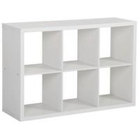 Regal Samy 2 B 112cm, Weiß - Weiß, MODERN, Holzwerkstoff (112/76/37cm)