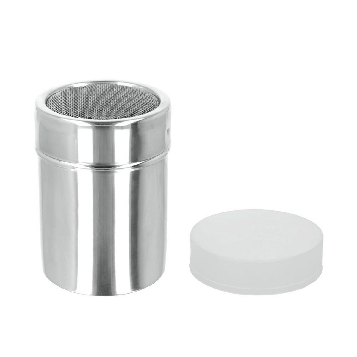 Puderzuckerstreuer Mads D/H: ca. 7,3/9,3 cm - Silberfarben, Basics, Metall (7,3/9,3cm) - Metaltex