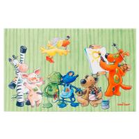 Kinderteppich Tiere Multicolor Die Lieben Sieben 100x160 Cm - Multicolor, Trend, Textil (100/160cm)