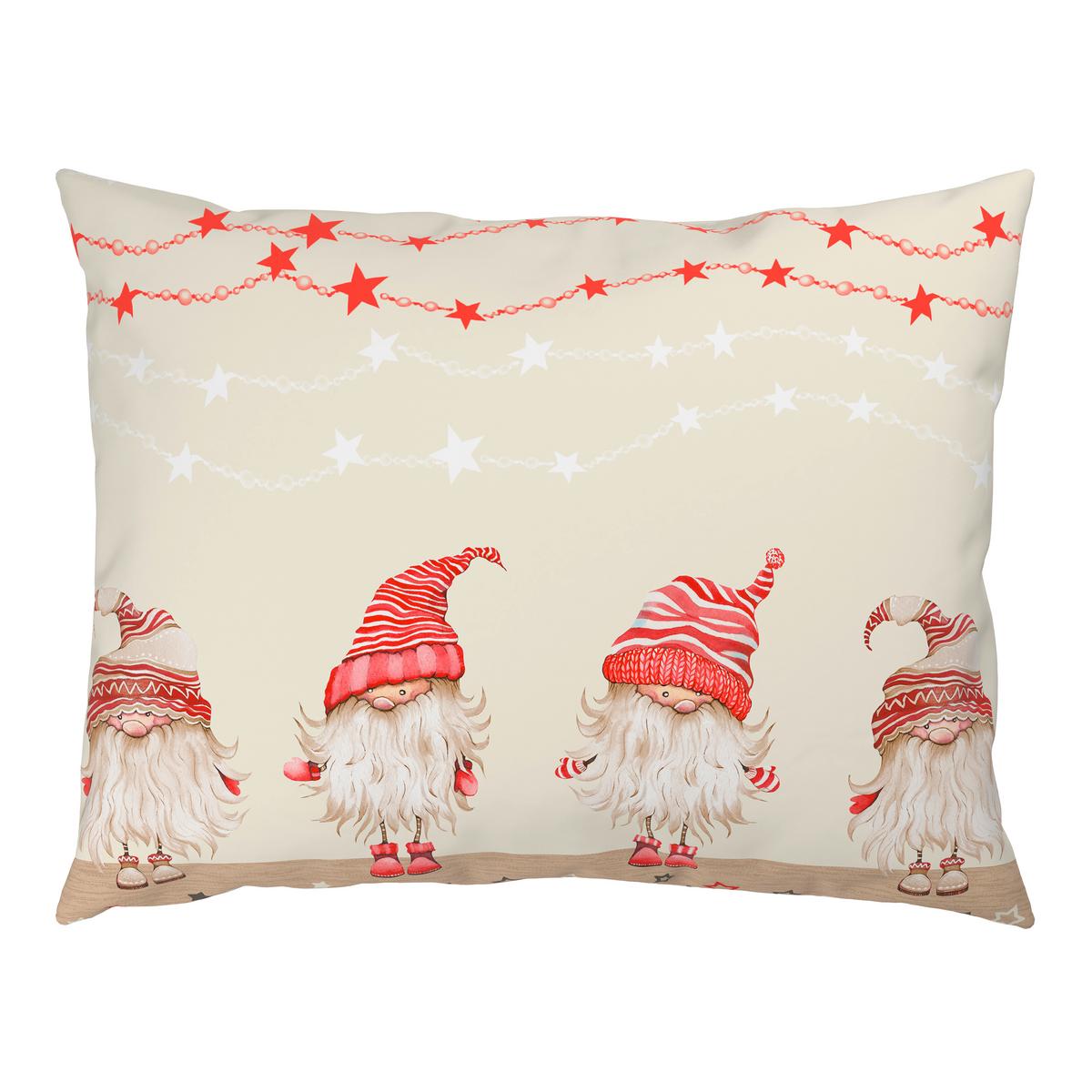 BETTWÄSCHE YULE - Beige/Rot, ROMANTIK / LANDHAUS, Textil - James Wood