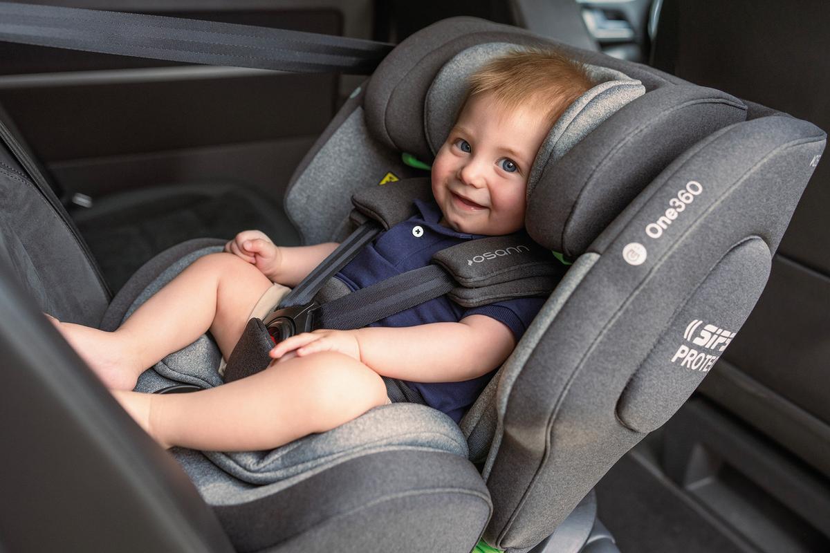 Reboarder-kindersitz One360 S - Schwarz, Basics, Kunststoff/Textil (43/58/48cm) - Osann