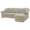 Ecksofa Mit Schlaffunktion Papenburg Schlammfarben - Schlammfarben/Schwarz, KONVENTIONELL, Textil (233/142cm) - MID.YOU