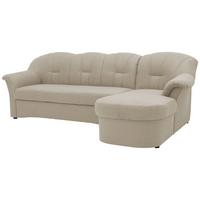 Ecksofa Mit Schlaffunktion Papenburg Schlammfarben - Schlammfarben/Schwarz, KONVENTIONELL, Textil (233/142cm) - MID.YOU