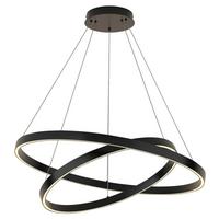 Pendelleuchte Rim - Schwarz, Basics, Metall (80/100/80cm) - MAYTONI