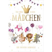 Billett Geburt Tiere - Multicolor, Basics, Papier/Kunststoff (12/18/2cm)
