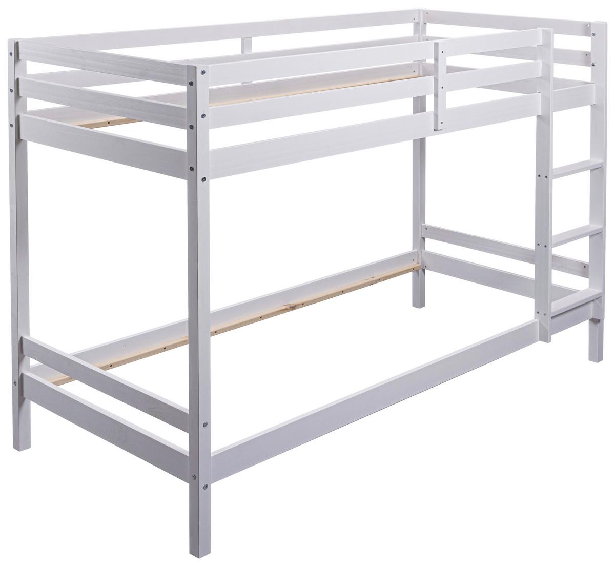 Etagenbett Sweet Dream - Weiß, MODERN, Holz (90/200cm) - MID.YOU