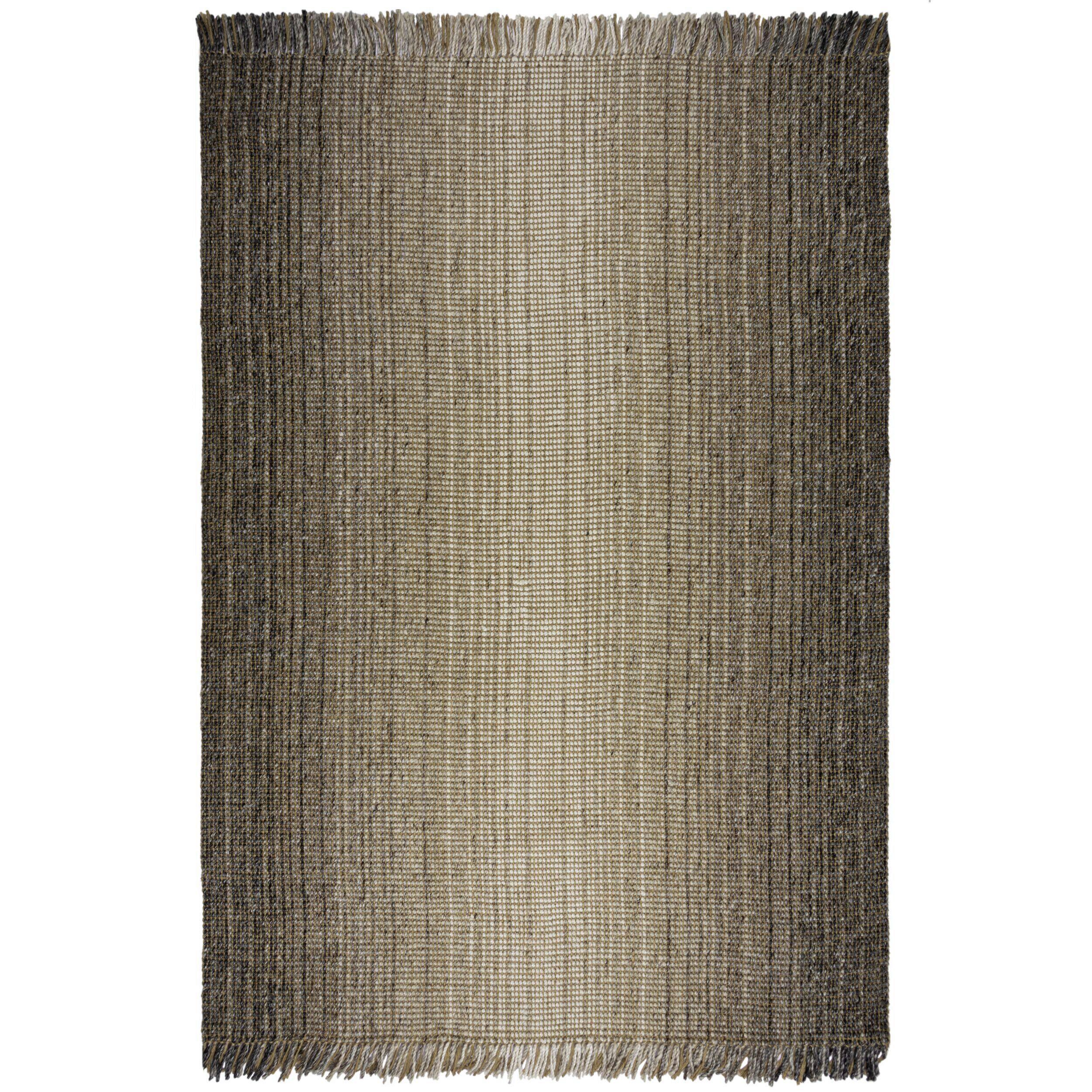 Handwebteppich Ombre - Grau, KONVENTIONELL, Textil (200/290cm)