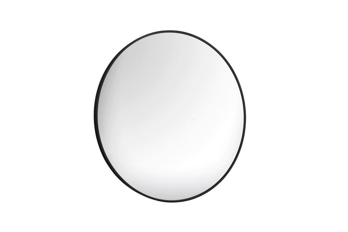 Zrkadlo BRITT čierna - čierna, Modern, kov/sklo (70cm) - Mömax