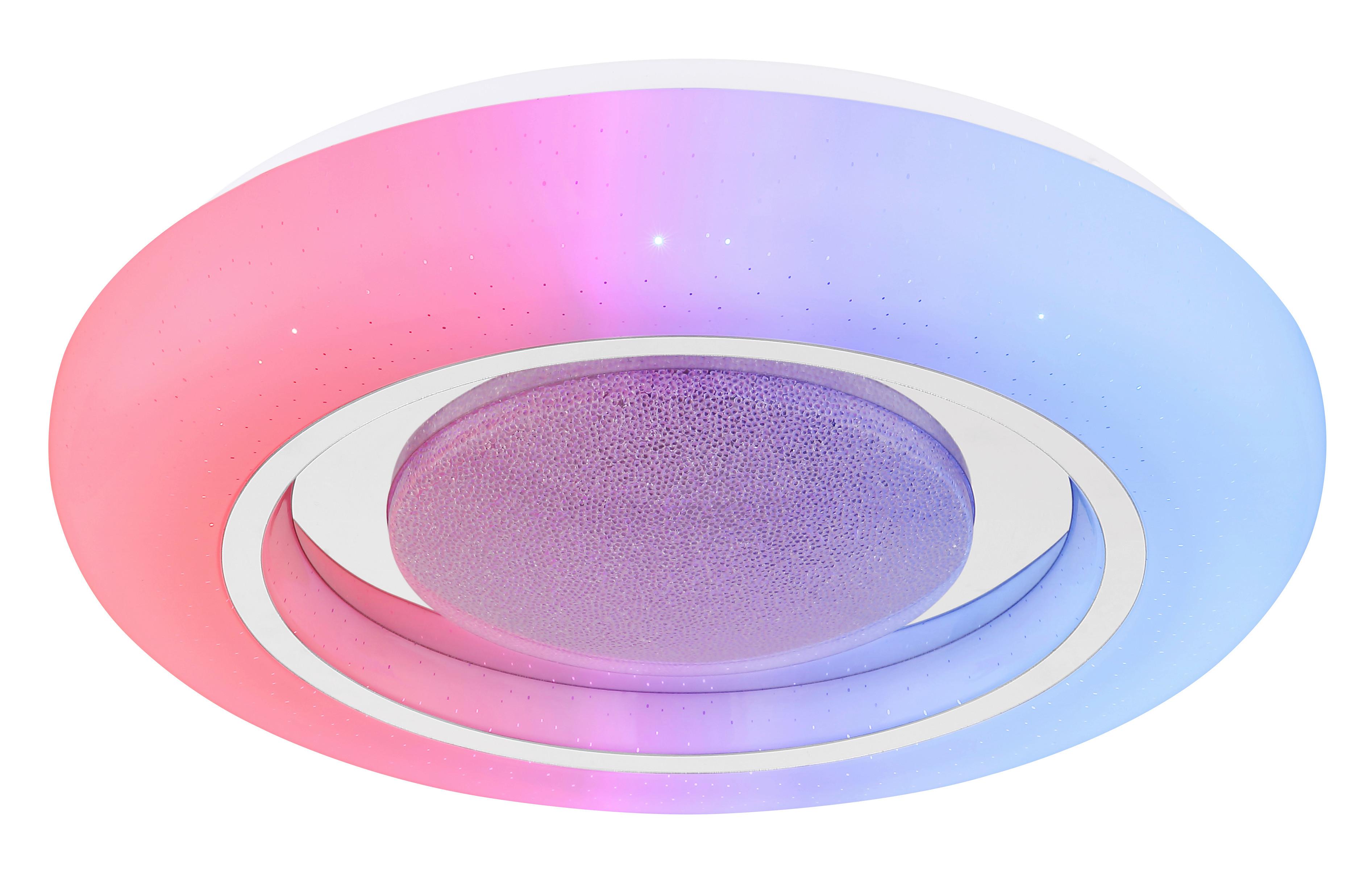 STROPNÍ SVÍTIDLO 41369-18 - bílá/opál, Trend, kov/plast (39/8cm) - Globo