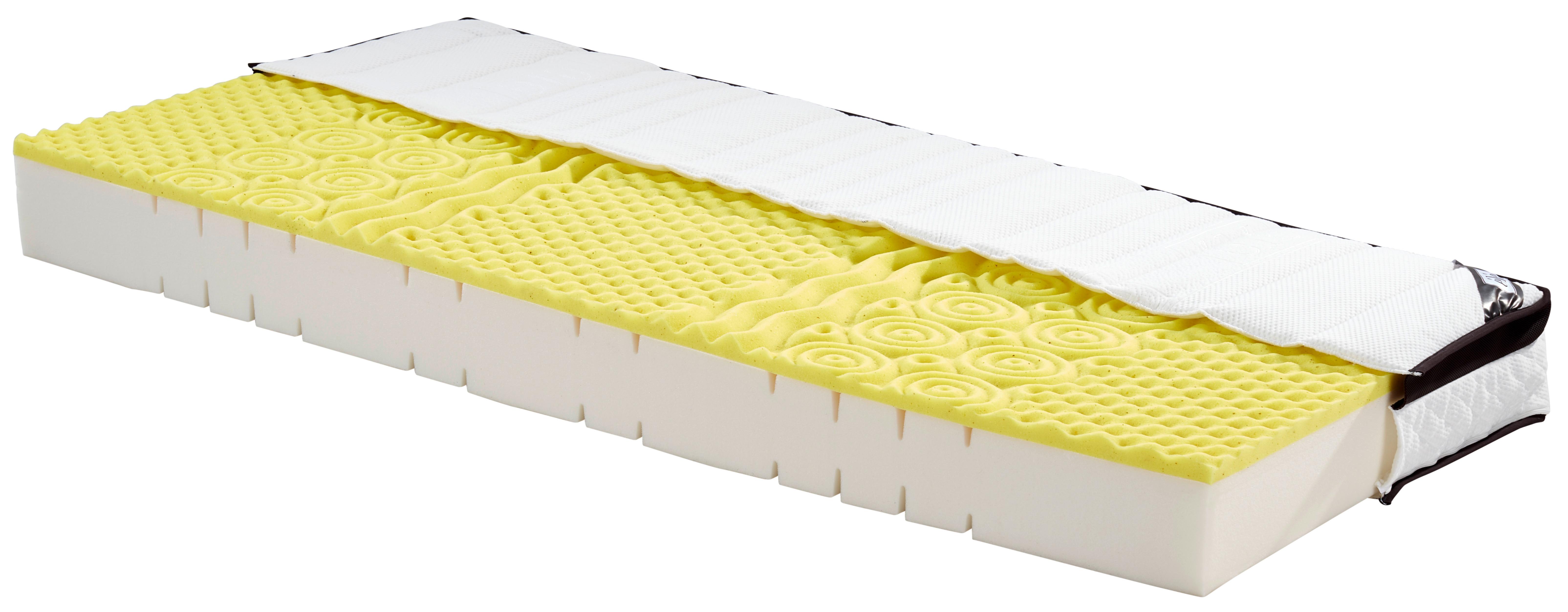 Komfortschaummatratze Yogamour 160x200 cm H3 H: 23 cm - Weiß, Textil (160/200cm) - Ele