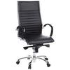 Drehstuhl Parma 20 Schwarz - Schwarz, MODERN, Leder/Kunststoff (60/125/50cm) - MID.YOU