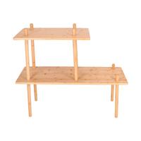 Wandregal Mit Übertopf Bambus Pflanzenregal_py202 - Hellbraun, LIFESTYLE, Holz (84,2/30/73cm)