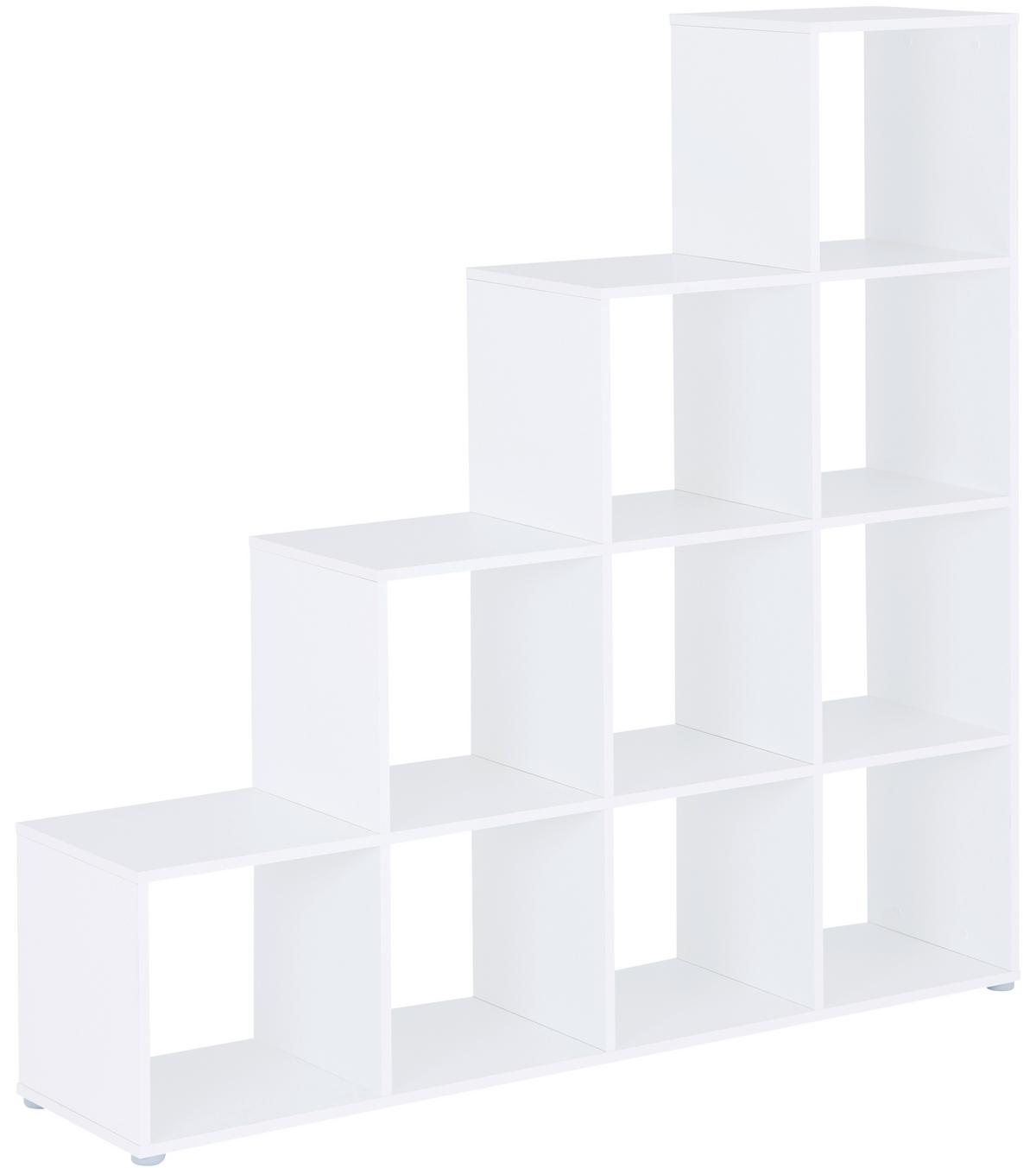 Raumteiler Pisa B: 149 Cm Weiß - Weiß, MODERN, Holzwerkstoff (149/148/35cm)