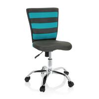 Jugenddrehstuhl Kiddy Türkis/ Dunkelgrau Bis 60 Kg - Türkis/Dunkelgrau, MODERN, Kunststoff/Textil (41/95/50cm) - MID.YOU