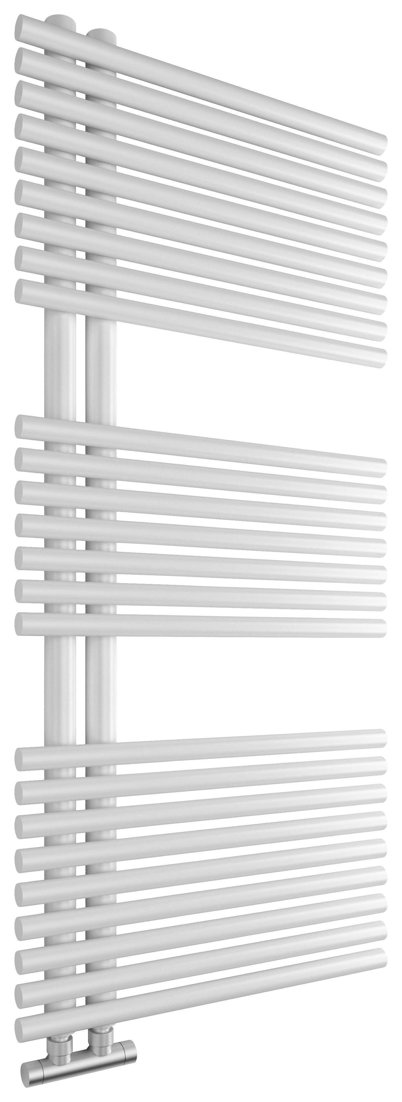 Badheizkörper Wien BxL 60x112 cm - Weiß, Metall (60/112/6cm)