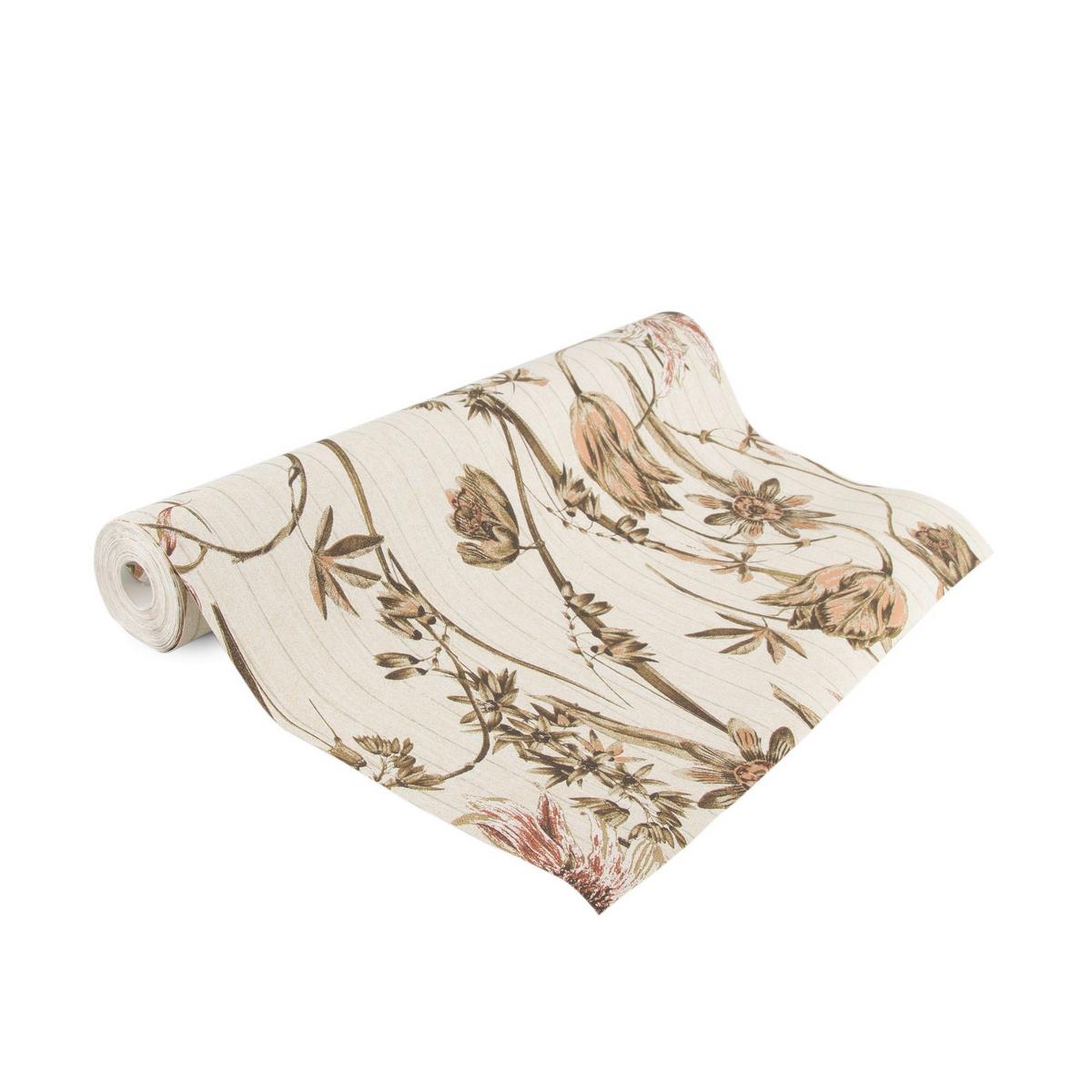 Vliestapete 118127 - Taupe, Basics, Papier/Kunststoff (52/1005cm)